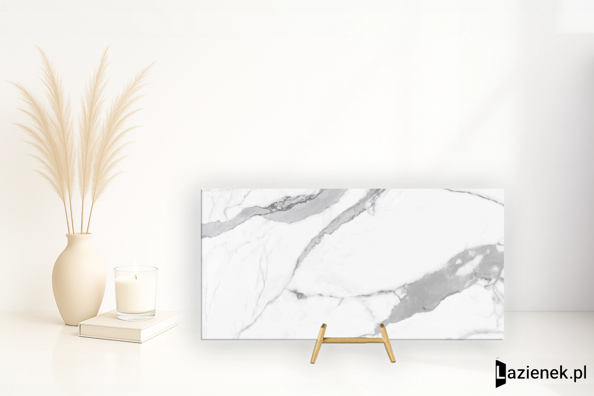 La Fabbrica Ava Statuario Reale Statuario Reale półpoler 60x120 cm gr. 9 mm - płytka rektyfikowana / (L)163107